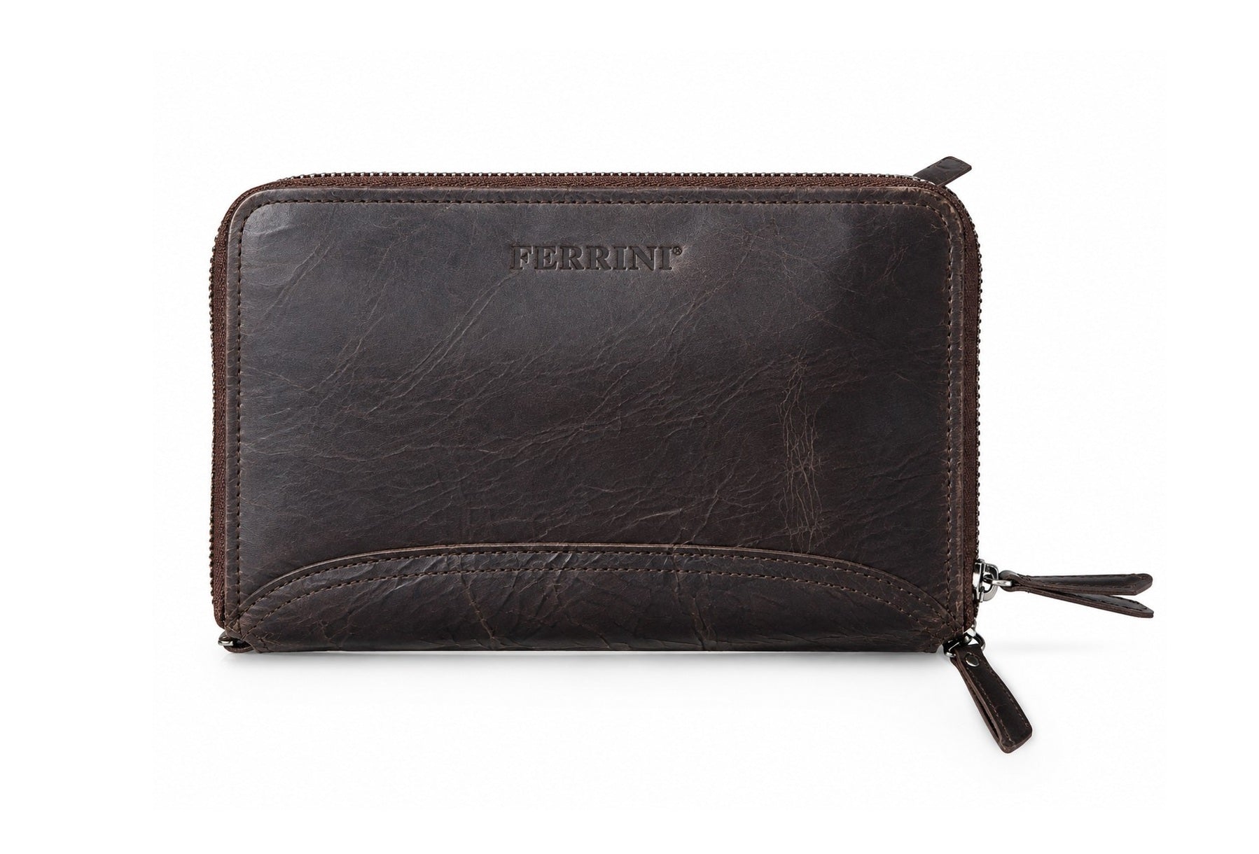 ארנק מסמכים גדול מעור FERRINI