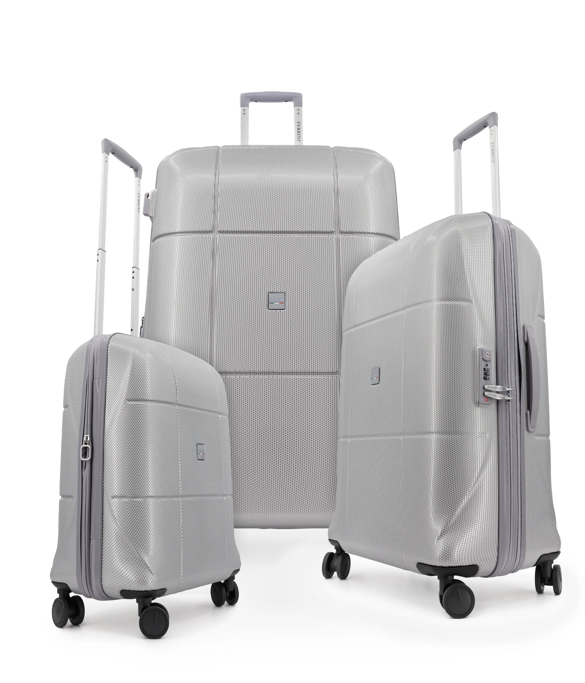 סט מזוודה HIVE Silver